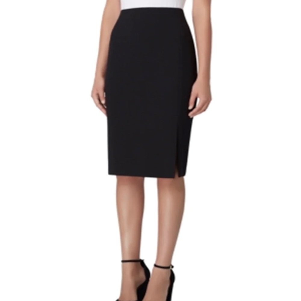 Tahari ASL Pencil Skirt with Slit